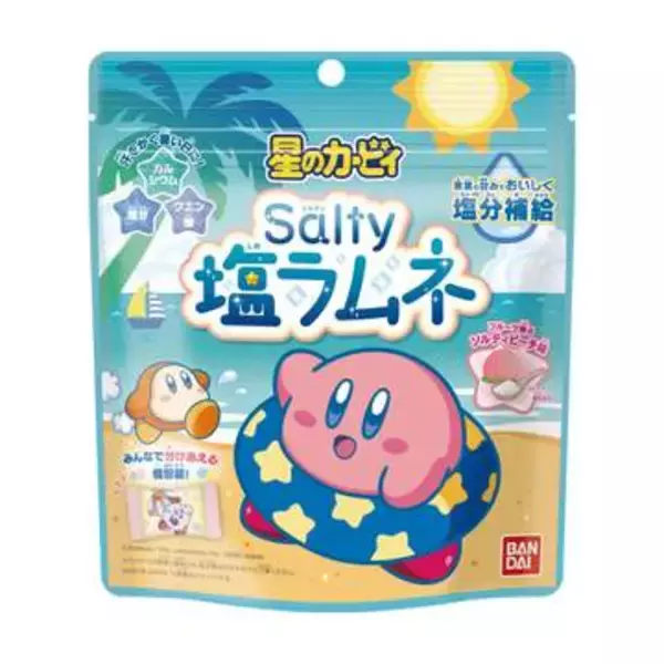 「星のカービィ ソルティ塩ラムネ」6月8日発売。夏にぴったりの塩分補給タブレット