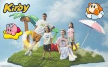 ジーユー、「星のカービィ」コラボアイテムの先行予約販売を4月19日23時59分まで実施中「プププリゾート」がテーマのグラフィックTなど多数のアイテムが展開