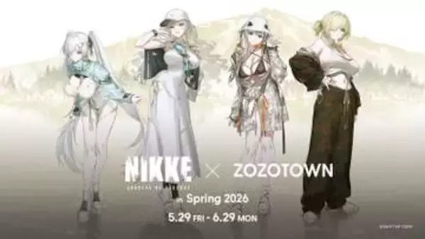 「勝利の女神：NIKKE」がZOZOTOWNとコラボ。描き下ろしイラスト使用アイテムが5月29日発売