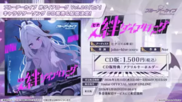 「ブルアカ」よりヒナとミカの絆ダイアローグが1月18日に配信