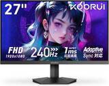 「【Amazonセール】KOORUIのゲーミングモニターがお買い得！　Fast IPSパネルモデルや240Hz対応モデルが登場」の画像1