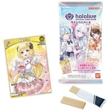 ホロライブのトレカ「hololive OFFICIAL CARD GAME」で使用できるカード付きウエハースが本日発売ときのそらさんや角巻わためさんらメンバーのカードは全34種