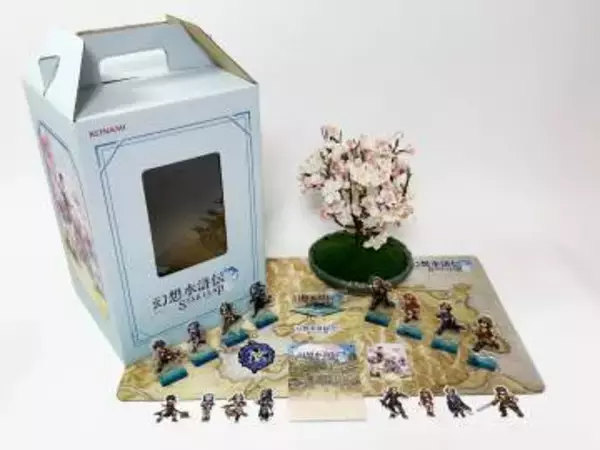 【幻水SP】「幻想水滸伝 STAR LEAP」スペシャルギフト開封レポート。アクリルスタンドや桜盆栽が入ったグッズセットを紹介