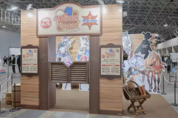 【ホロライブ】ホロメンが西部劇衣装に！「ホロライブプロダクション ウエスタンキャラバン in animate」のビジュアル展示「hololive SUPER EXPO 2026」ムービックブースにて