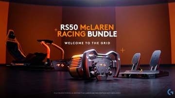パパイヤオレンジカラーが映える！　Logitech G、RS50マクラーレンコラボモデルを発表