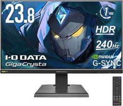 【Amazonセール】IODATAのゲーミングモニターがお買い得価格で登場！　最大360Hz対応「LCD-GC251RXAB/N」などがラインナップ