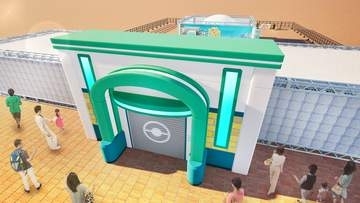 「ぽこポケ」初のリアルイベントが横浜にて8月6日より開催。横浜赤レンガ倉庫にあのゲートが出現みなとみらい駅には特別広告が登場