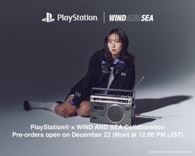 発売後即完売「PlayStation×WIND AND SEA」コラボアイテムの一部商品が本日12月22日12時より予約販売開始