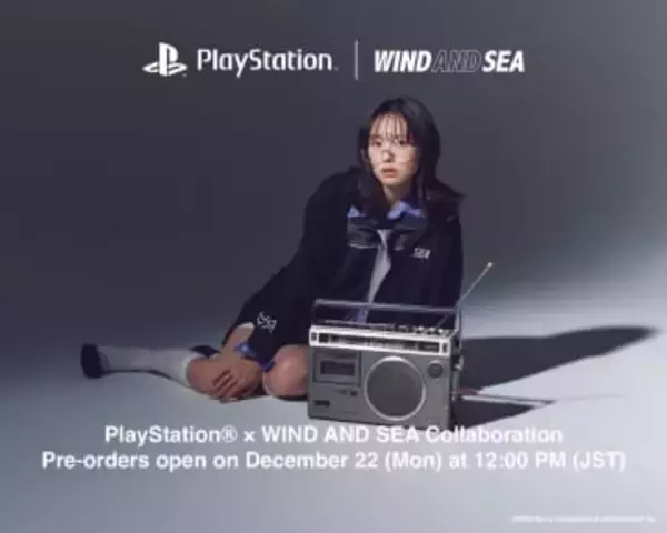発売後即完売「PlayStation×WIND AND SEA」コラボアイテムの一部商品が本日12月22日12時より予約販売開始