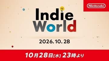 Switch2/Switchで遊べるゲームを紹介。「Indie World 2026.10.28」、本日23時より配信放送時間は約25分
