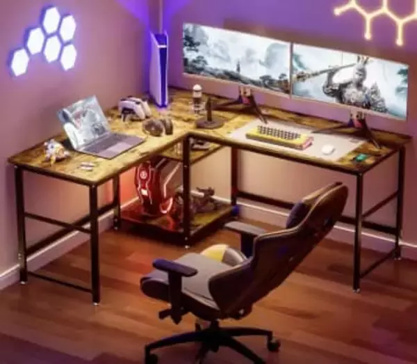 【Amazonセール】コーナースペースを活用できるL字型デスクがお買い得