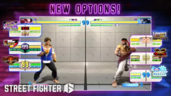 「スト6」新機能「バトルHUDデザイン選択」が12月16日に追加各ゲージを「スパII X」「3rd STRIKE」「ウル4」「ストV」風にカスタム可能