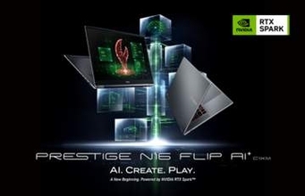 100万円超え！ RTX Spark搭載ノートPC「Prestige N16 Flip AI+ C1XM」がMSIから10月下旬に発売Amazonで予約もスタート