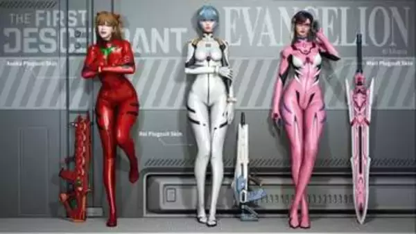 「The First Descendant」×「エヴァンゲリオン」コラボが6月18日より開催決定！　レイ・アスカ・マリのプラグスーツを身にまとった継承者が登場するトレーラー公開