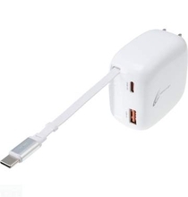 Switch2ドック対応、急速充電器がサイバーガジェットより登場10月17日発売。Quick Charge対応USB-Aポートほか、Type-C巻取ケーブル、Type-Cポートも搭載