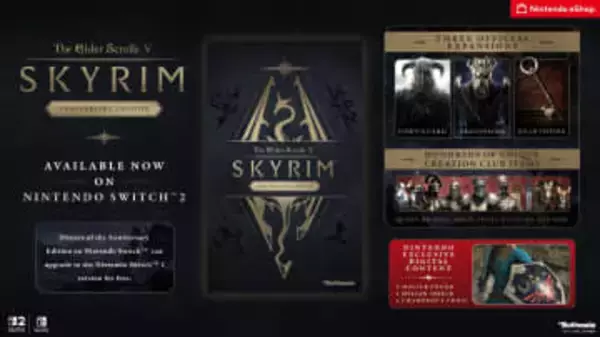 Switch2版「The Elder Scrolls V: Skyrim」がサプライズ発表！ パフォーマンスを最適化、マウス操作にも対応