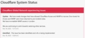 Cloudflareで障害発生。Xほか、「LoL」「Valorant」などゲームにも影響か