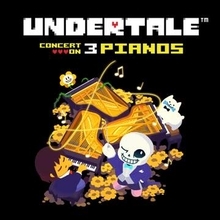 「アンダーテイル」のコンサート「UNDERTALE CONCERT ON 3 PIANOS」のチケット情報が公開キービジュアルにはサンズたちがデザイン