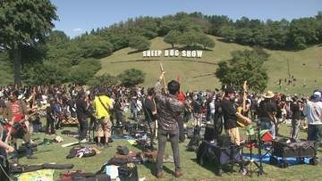 「１０００人　ロックフェス」演奏響く　群馬・渋川市