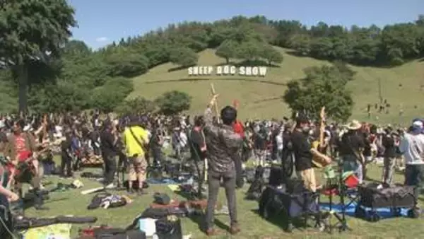 「１０００人　ロックフェス」演奏響く　群馬・渋川市