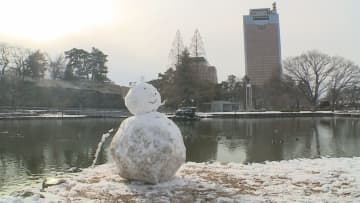 群馬各地で積雪　前橋平野部で積雪３センチ　今季初