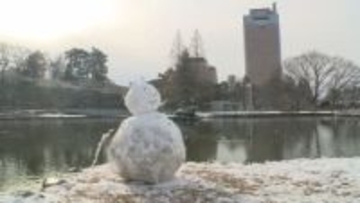 群馬各地で積雪　前橋平野部で積雪３センチ　今季初