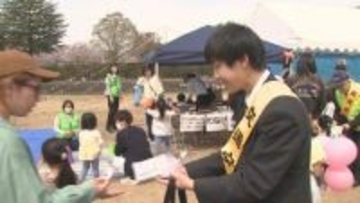 高校生が自転車の安全利用呼びかけ　群馬・安中市