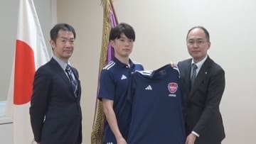 ロービジョンフットサル世界選手権　日本代表・竹内選手が大会結果を報告　群馬・高崎市