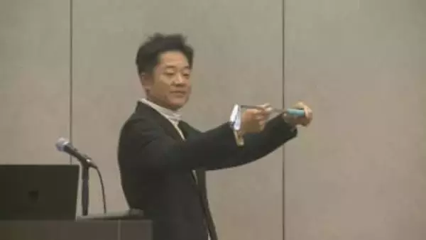 農二中等部ゴルフ部　田中監督が上達法伝授　群馬・高崎市