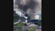 住宅など建物４棟全焼　消防士ら３人が軽傷　群馬・下仁田町