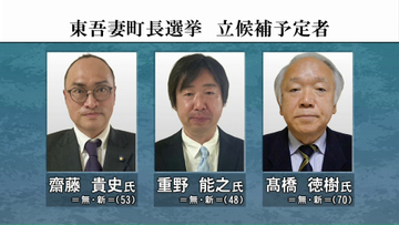 群馬・東吾妻町長選挙　７日告示　８年ぶりの選挙戦へ
