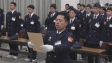群馬県消防学校　入校式６８人が新たな一歩　群馬・前橋市