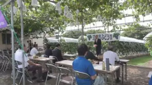 秋の味覚　ブドウ園シーズン到来　群馬・沼田市