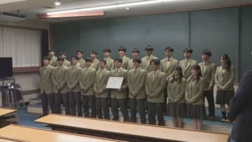 来春のセンバツ甲子園　「２１世紀枠」県推薦校　高経大附属を表彰