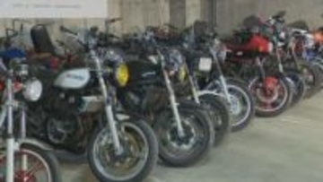 オートバイ５０台を押収　窃盗疑いで２９歳男ら３人を再逮捕