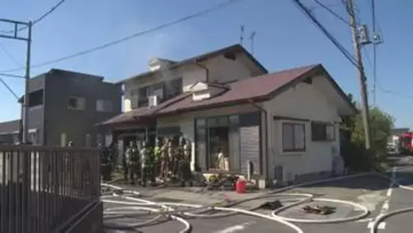 群馬・前橋市で住宅１棟燃える　けが人なし　空気の乾燥に注意