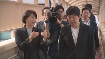 山本知事と小川市長　五差路の改良整備へ視察　群馬・前橋市