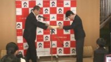 お米がテーマ　作文・作画コンクール表彰式　群馬・前橋市