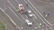 車５台が絡む事故　２人が救急搬送　群馬・館林市