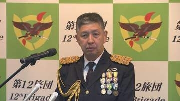陸上自衛隊第１２旅団　相園和宏旅団長が着任　群馬・榛東村