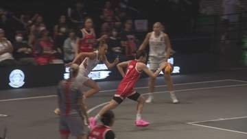 ３人制バスケ女子　１２カ国１６チームが熱戦　群馬・高崎市