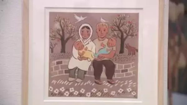 絵本作家が描くパレスチナの子どもたち　群馬・前橋市