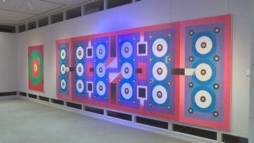 音楽や平和モチーフ 河内 世紀ーさんの展覧会　群馬・前橋市