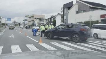 横断歩道ではねられ意識不明の重体　群馬・高崎市