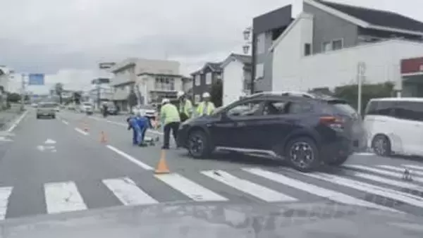 横断歩道ではねられ意識不明の重体　群馬・高崎市