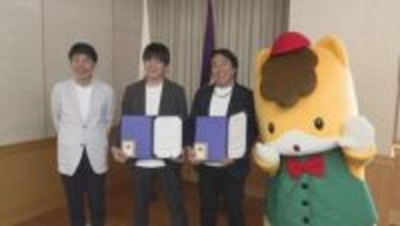 ラリードライバーの新井敏弘選手・大輝選手　ぐんま特使に就任