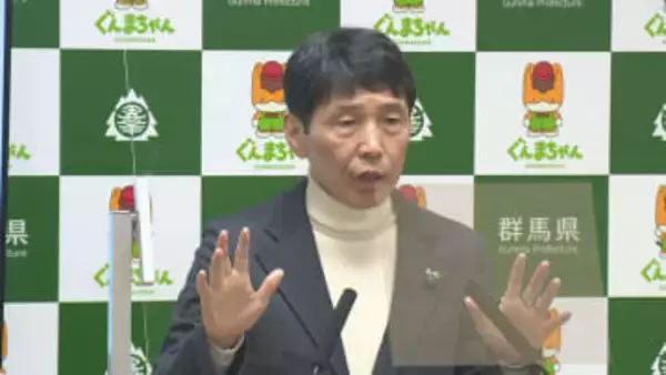 群馬・山本知事　１年間の県政振り返り「８０点」