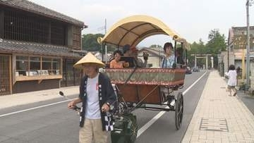 「電リキ車」でレトロな街並み巡る　群馬・桐生市