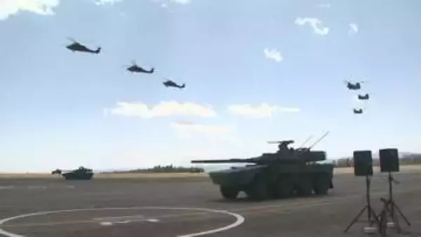 第１２旅団創立２５周年で記念行事　群馬・榛東村