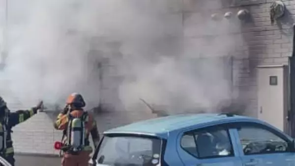 ２階建てアパートで火事　１人が救急搬送　群馬・前橋市